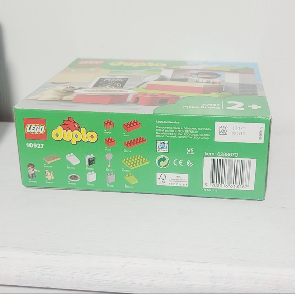 RETIRED LEGO DUPLO: Pizza Stand (10927) New In Box - Picture 4 of 6